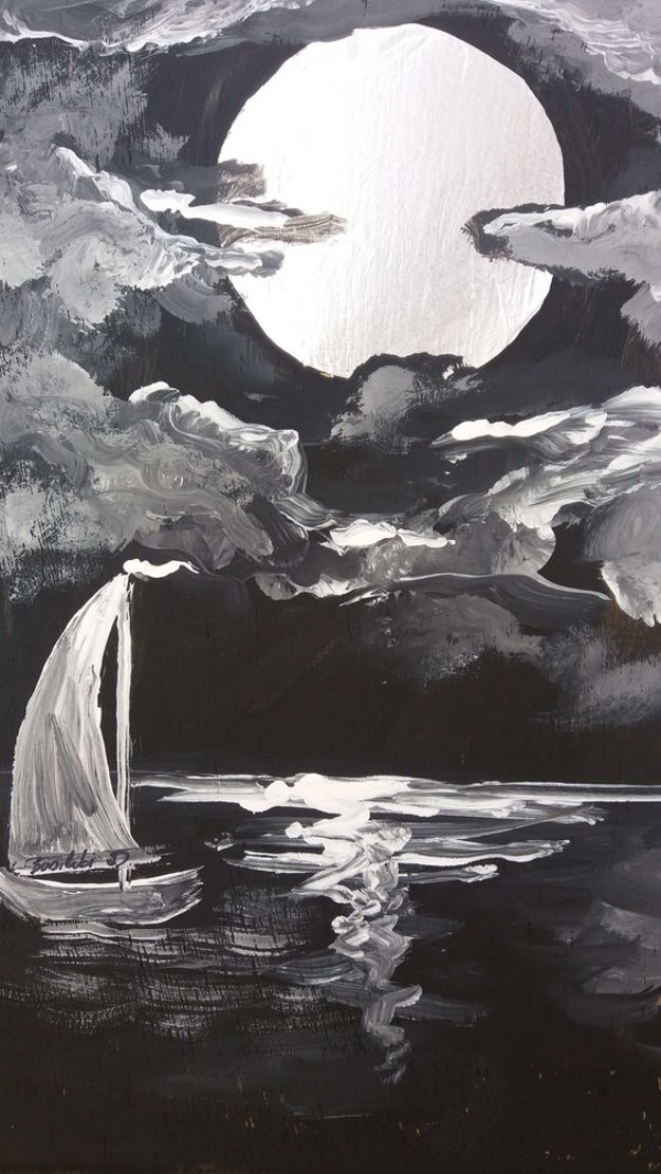 Black And White Painting Ideas On Canvas