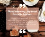 How to Say ‘Good Morning’ to One You Love