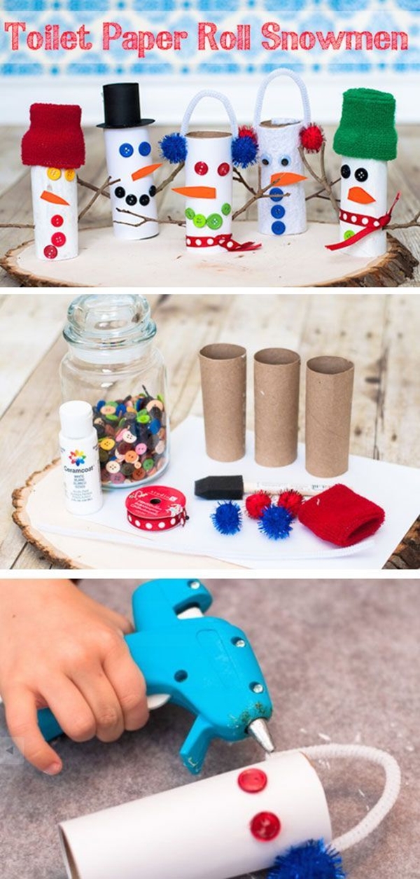 40 Brilliant DIY Snowman Crafts Ideas for Amazing Winter