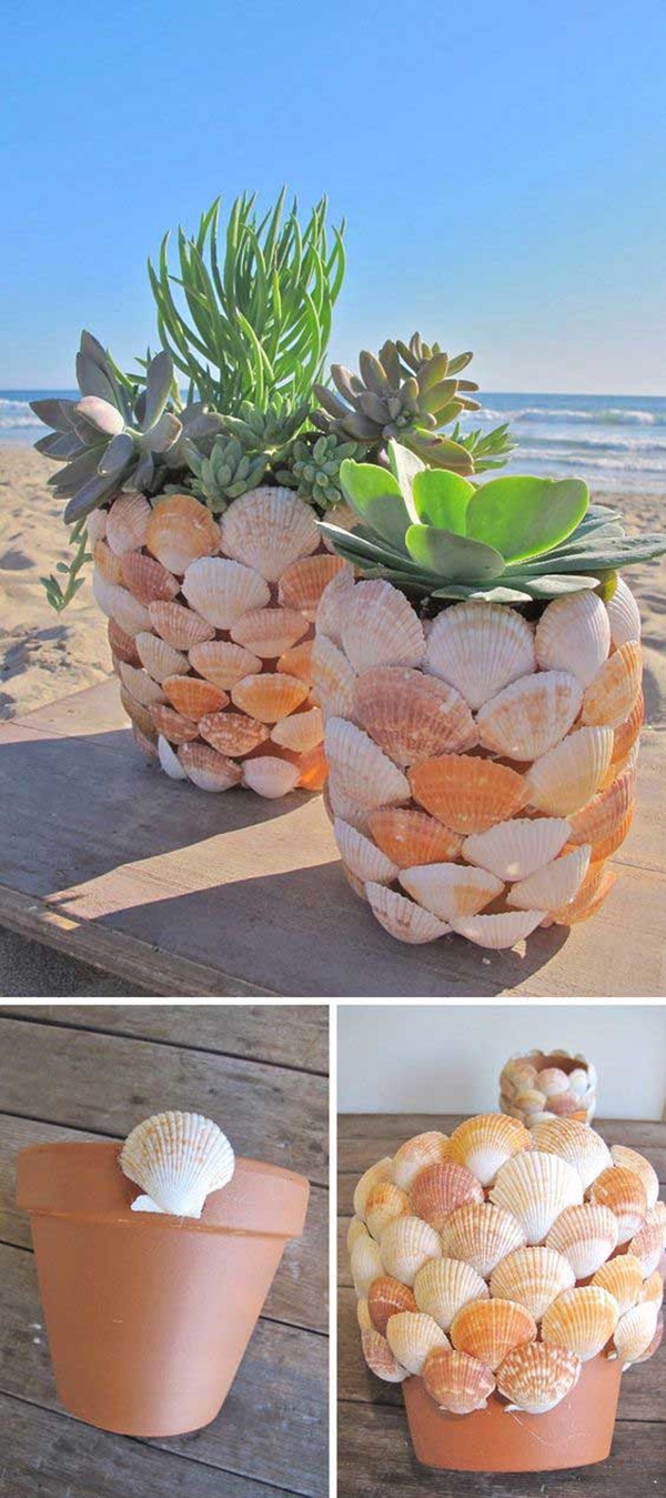 40 Easy DIY Seashell Art and Crafts Ideas - Cartoon District