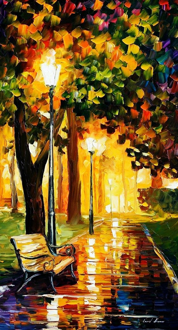 40 Acrylic Palette Knife Painting Techniques and Ideas - Cartoon District