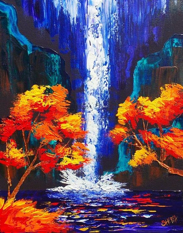  Acrylic-Palette-Knife-Painting-Techniques-and-Ideas
