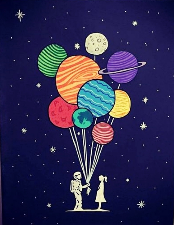 40 Easy Acrylic Painting Ideas on Canvas - Cartoon District