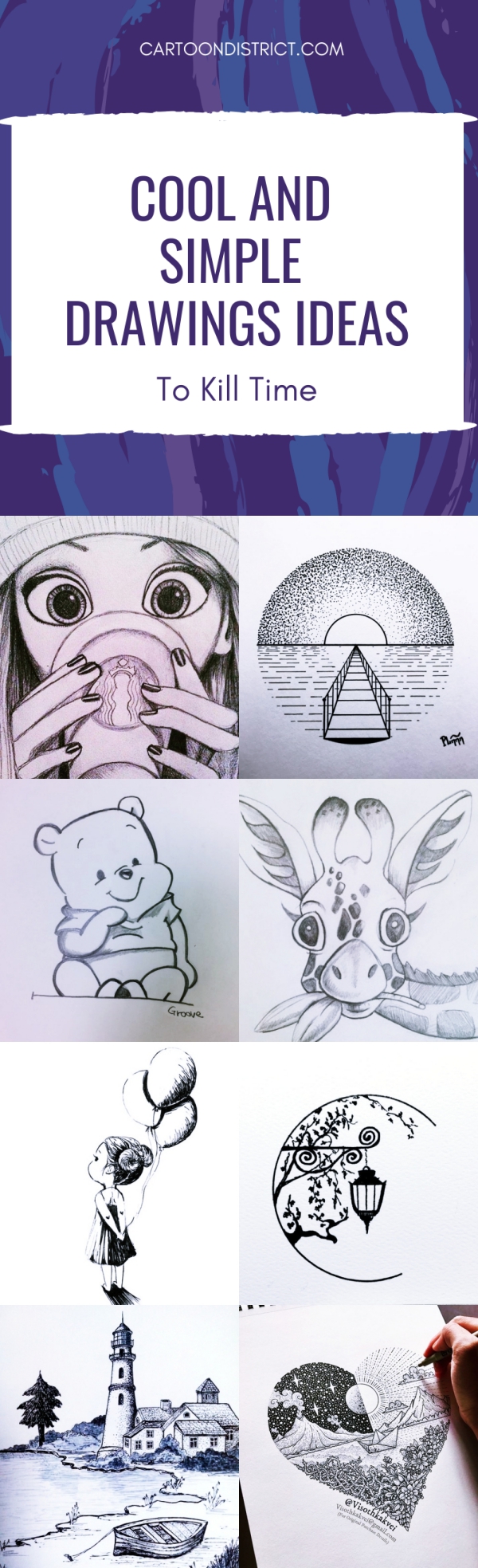 Cool and Simple Drawings Ideas To Kill Time