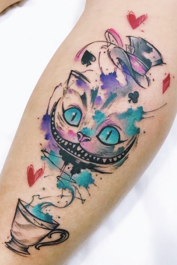 Cute-Watercolor-Tattoo-Designs-and-Ideas-For-Temporary-Use