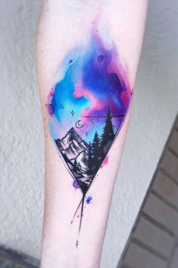 Cute-Watercolor-Tattoo-Designs-and-Ideas-For-Temporary-Use