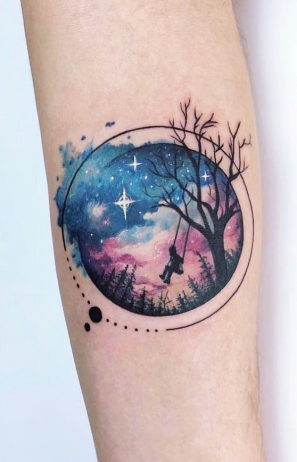 Cute-Watercolor-Tattoo-Designs-and-Ideas-For-Temporary-Use