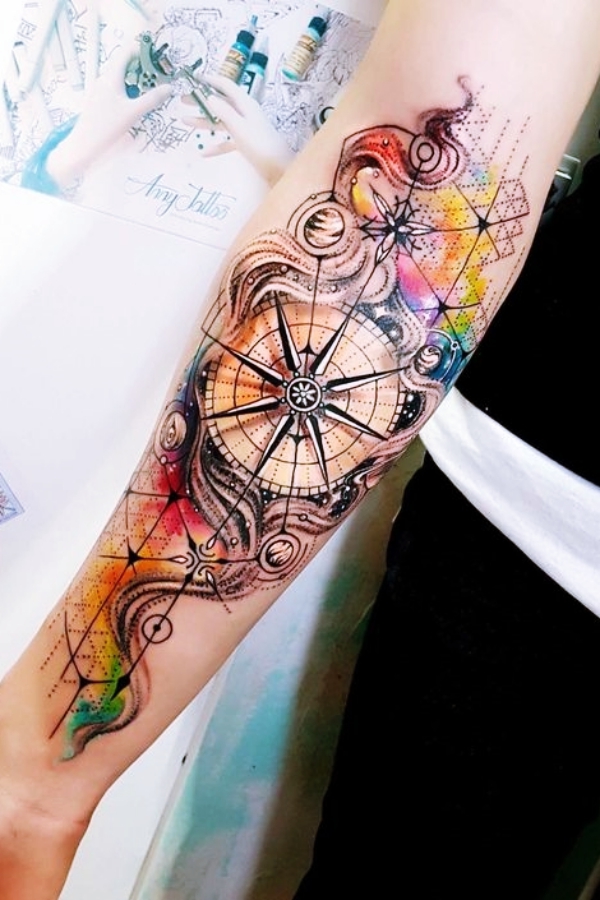 Cute-Watercolor-Tattoo-Designs-and-Ideas-For-Temporary-Use