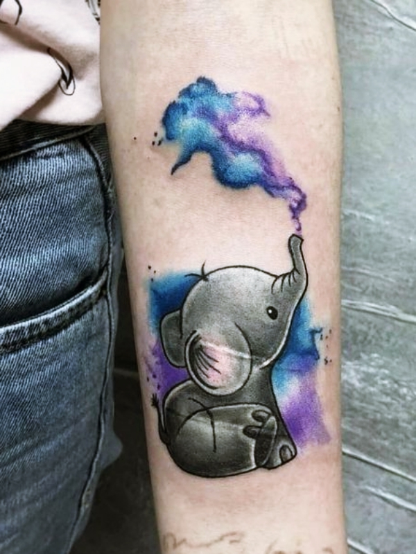 Cute-Watercolor-Tattoo-Designs-and-Ideas-For-Temporary-Use