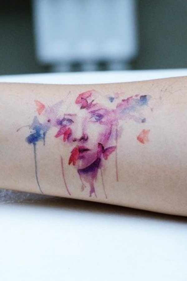 Cute-Watercolor-Tattoo-Designs-and-Ideas-For-Temporary-Use