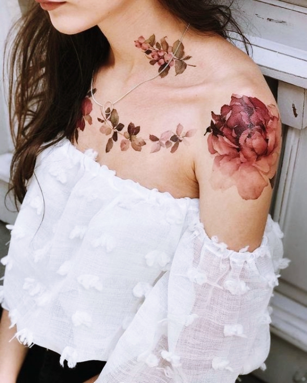 Cute-Watercolor-Tattoo-Designs-and-Ideas-For-Temporary-Use