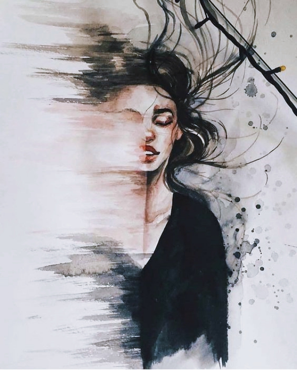Watercolor-Portrait-Illustrations-and-Paintings
