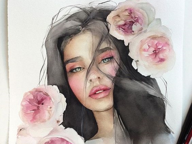 40 Realistic Watercolor Portrait Illustrations and Paintings (Tutorial) -  Cartoon District