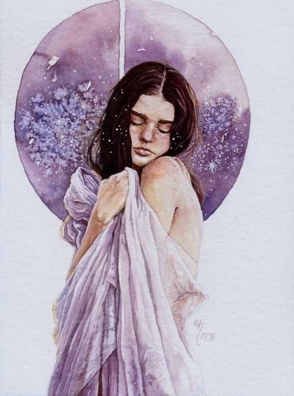 40 Realistic Watercolor Portrait Illustrations and Paintings (Tutorial