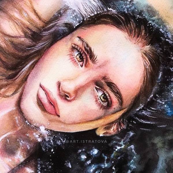 Realistic-Watercolor-Portrait-Illustrations-and-Paintings