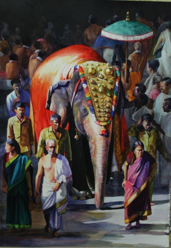 Traditional Indian Art Paintings on Canvas