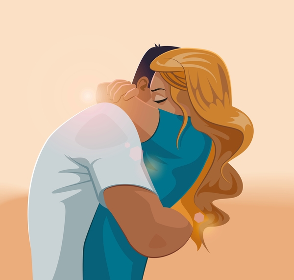 40 Romantic Couple Cartoon Love Photos HD - Cartoon District