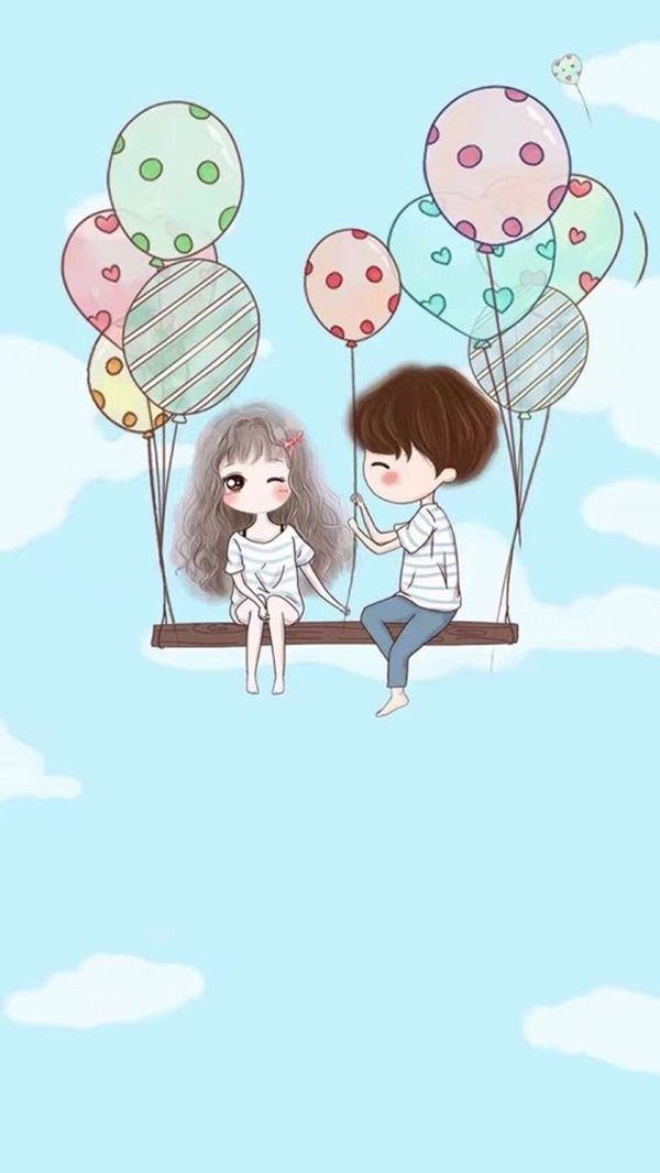 40 Romantic Couple Cartoon Love Photos HD - Cartoon District