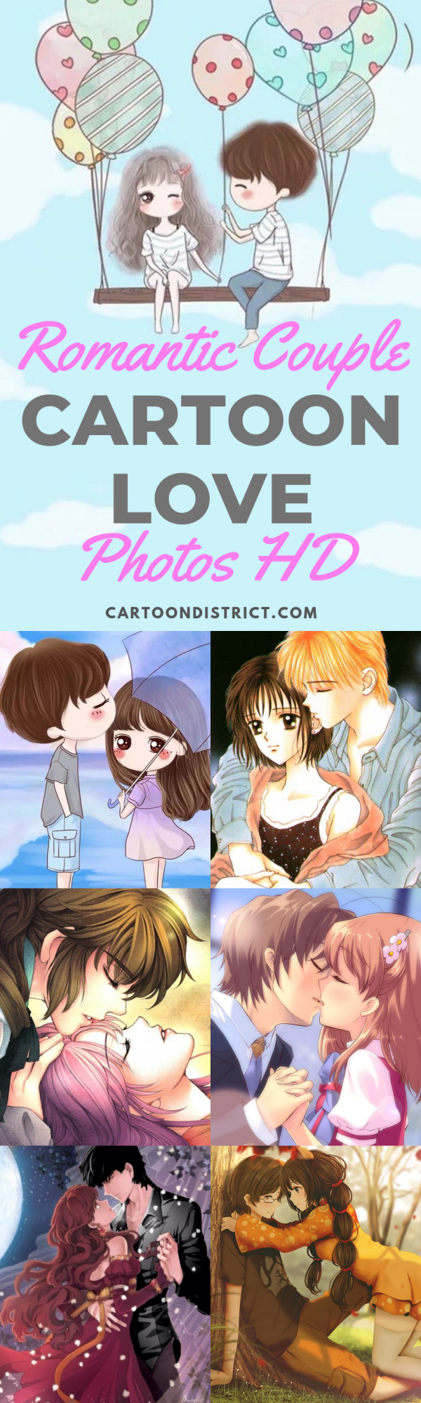 40 Romantic Couple Cartoon Love Photos HD - Cartoon District