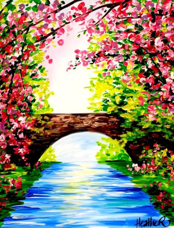 Easy Acrylic Landscape Painting Ideas for Beginners