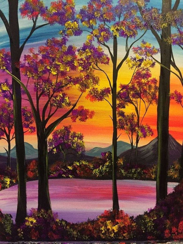 Easy Acrylic Landscape Painting Ideas for Beginners