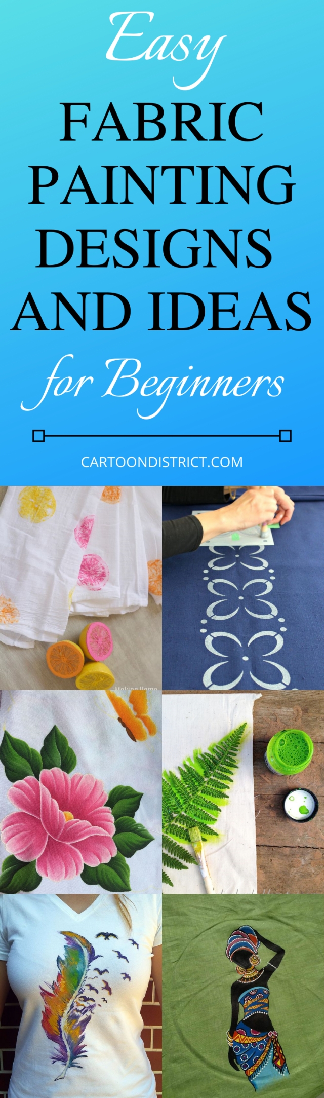 Easy Fabric Painting Designs and Ideas for Beginners