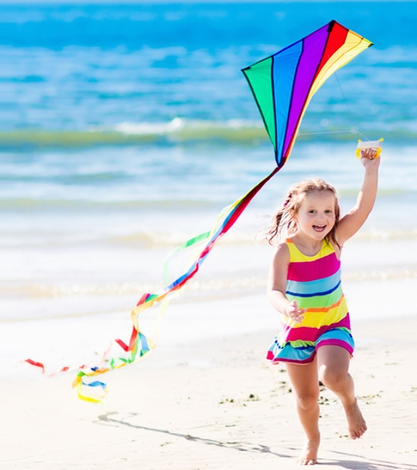 Kite Flying | Good And Fun Beach Games For Kids