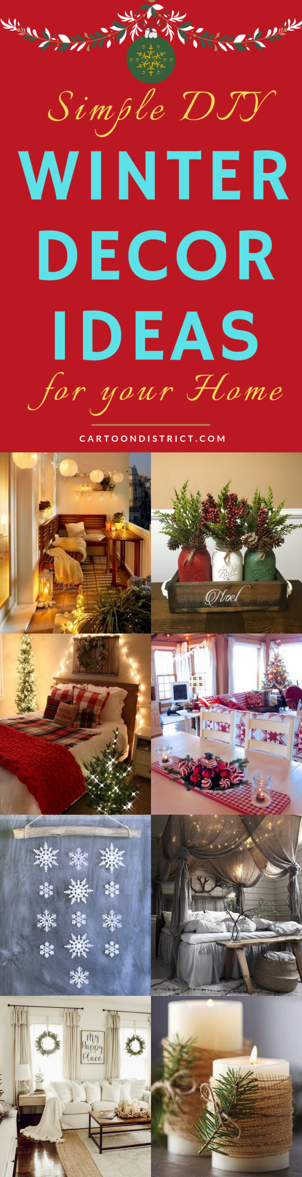 Simple DIY Winter Decor Ideas for your Home