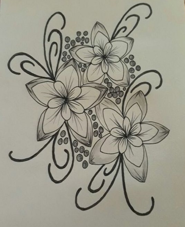 Simple and Easy Flower Drawings for Beginners