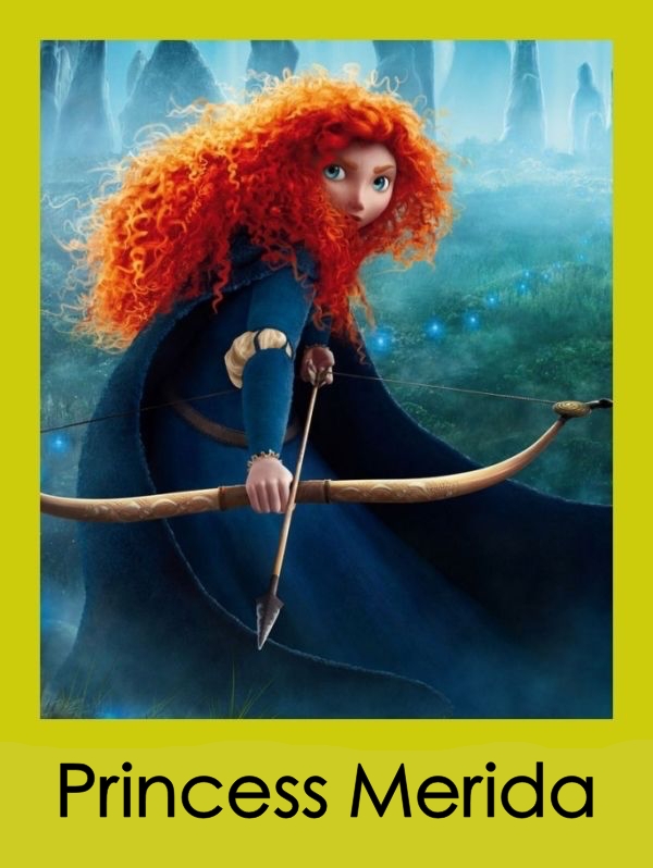 Female cartoon characters with curly hair