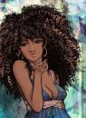 Curly Haired Girl Cartoons