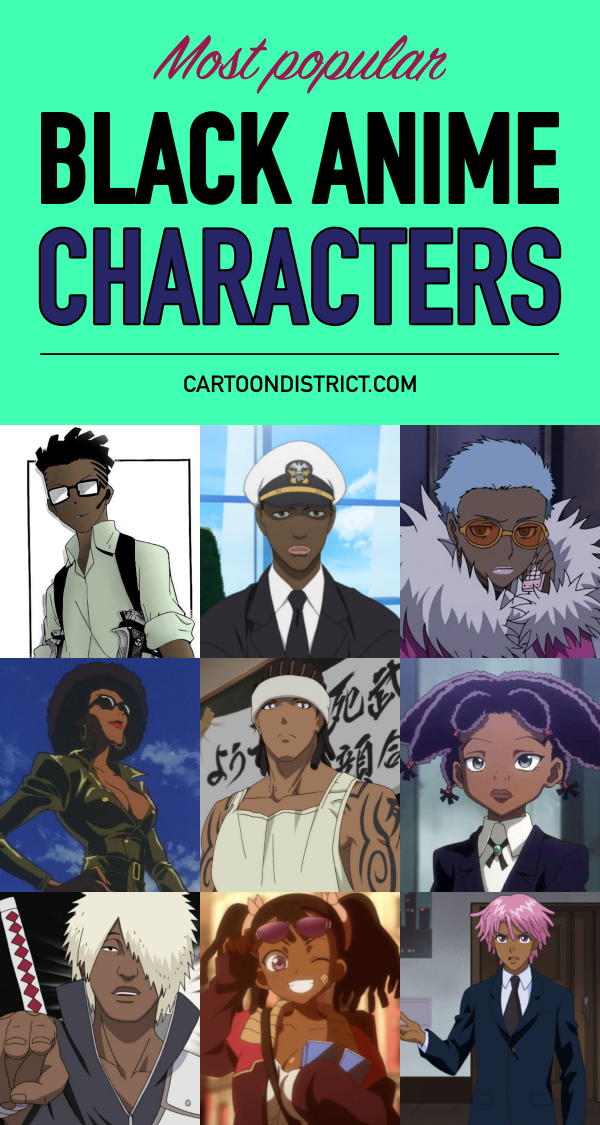 30 Most Popular Black Anime Characters | Names and Pictures