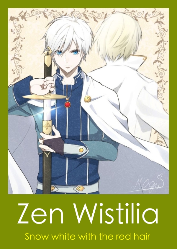 Male anime characters with white hair
