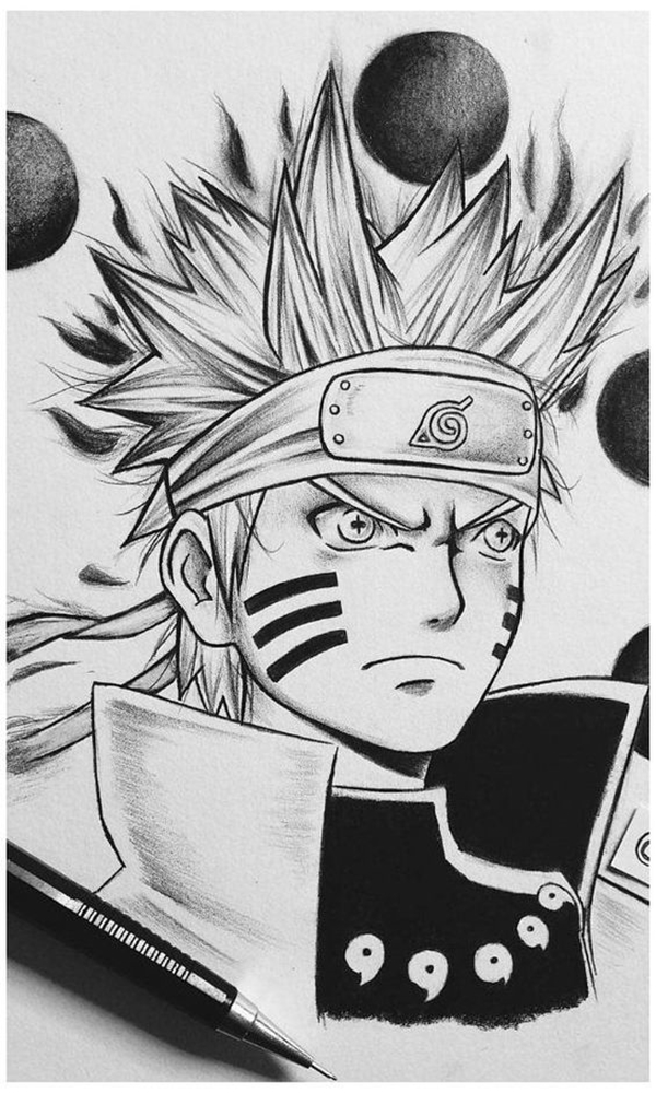 Naruto Uzumaki Drawing Ideas