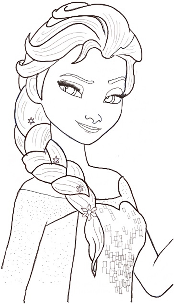 How to Draw Disney Princess| Snow Queen Elsa Drawing