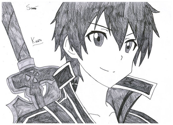 Sword Art Online Drawing