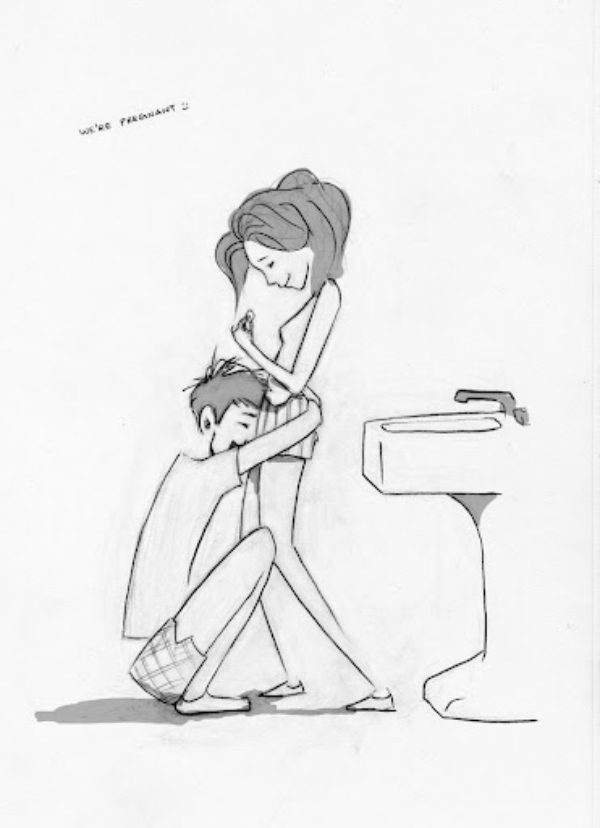 40 Easy And Romantic Couple Drawings And Sketches - Cartoon District 40 Easy And Romantic Couple Drawings And Sketches - Cartoon District