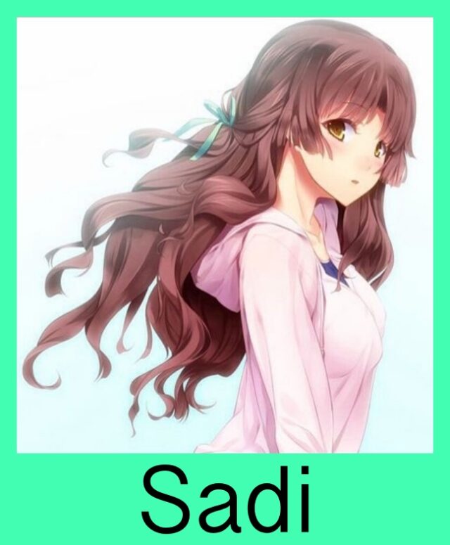 Curly Hair Anime Girl | Sadi