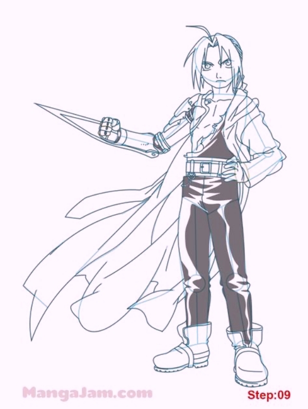 Cool Anime Drawing Ideas and Sketches For Beginners/Edward Elric Manga Drawing