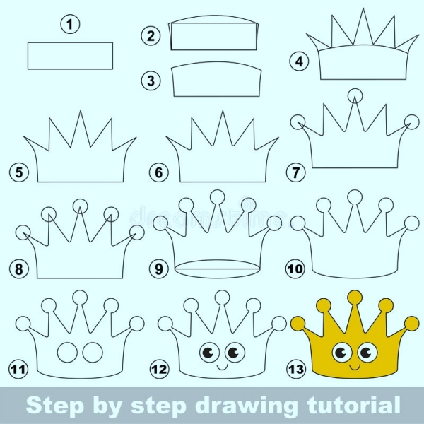 cool-and-easy-things-to-draw-when-bored/How to Draw a Crown