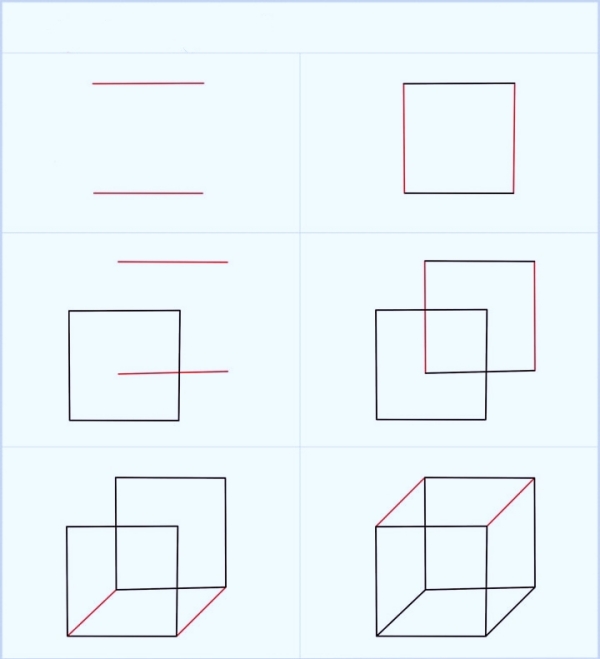 cool-and-easy-things-to-draw-when-bored/How to Draw a Cube | Easy Drawing Ideas