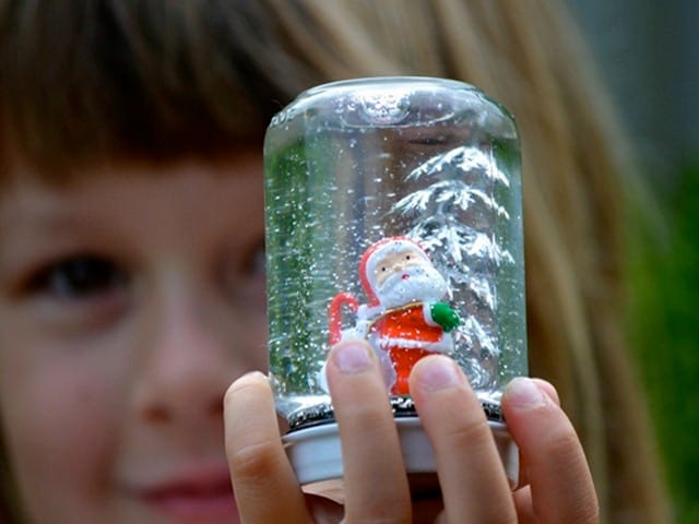 40 DIY Christmas Snow Globe Ideas for Kids
