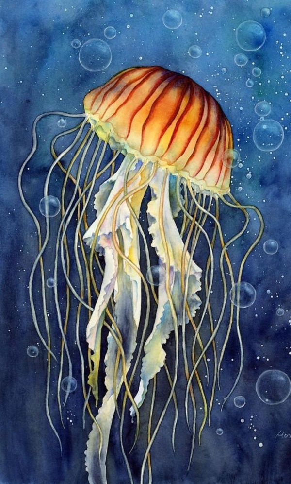 Easy Watercolor Painting Ideas on Canvas