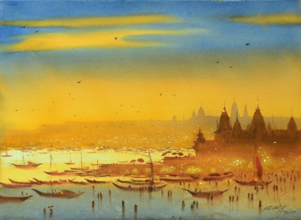 Easy Watercolor Painting Ideas on Canvas