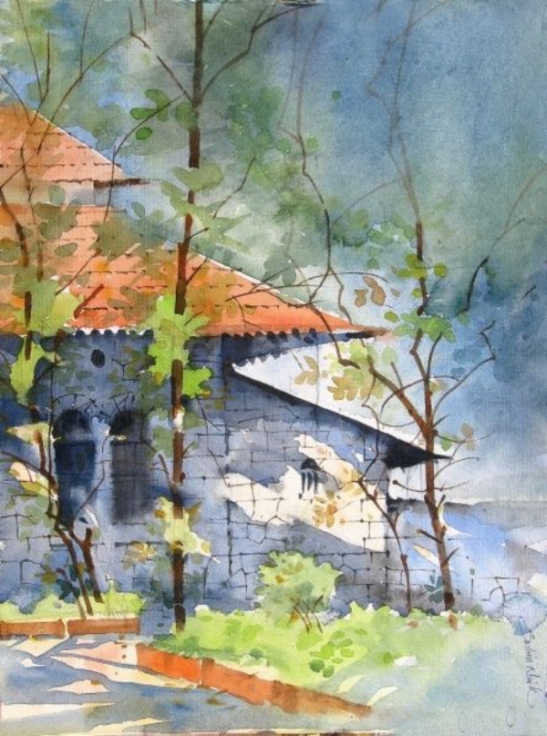 Easy Watercolor Painting Ideas on Canvas