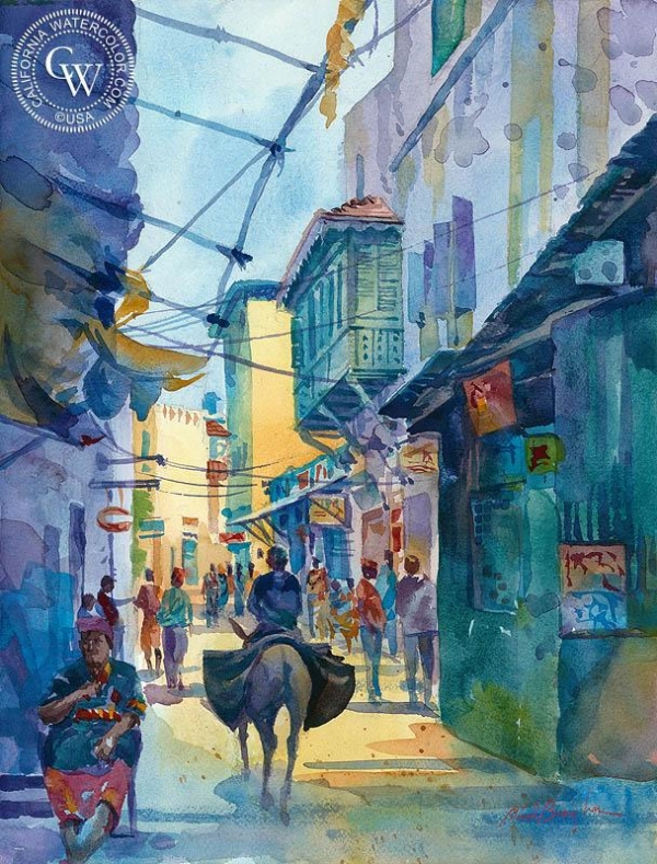 Easy Watercolor Painting Ideas on Canvas