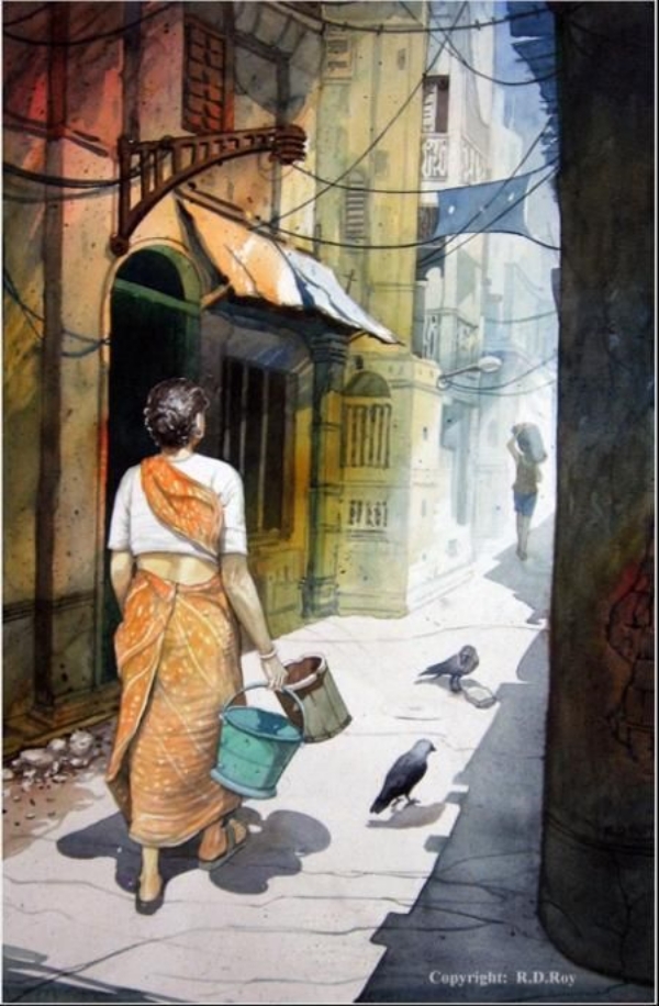 Easy Watercolor Painting Ideas on Canvas