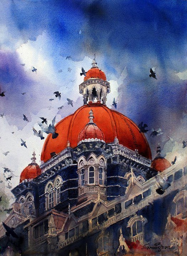 Easy Watercolor Painting Ideas on Canvas
