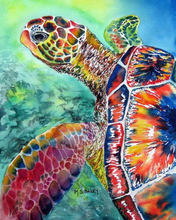 Easy Watercolor Painting Ideas on Canvas