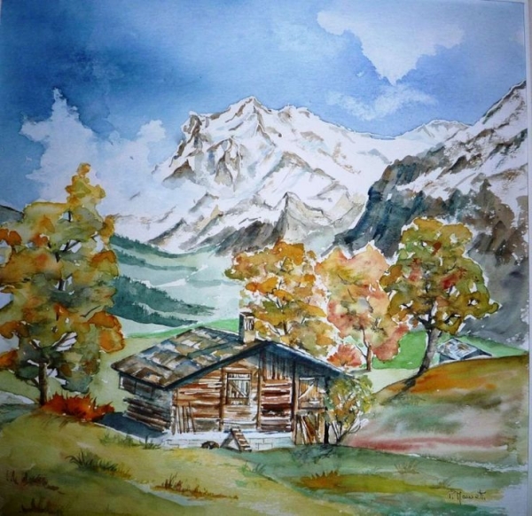 Easy Watercolor Painting Ideas on Canvas